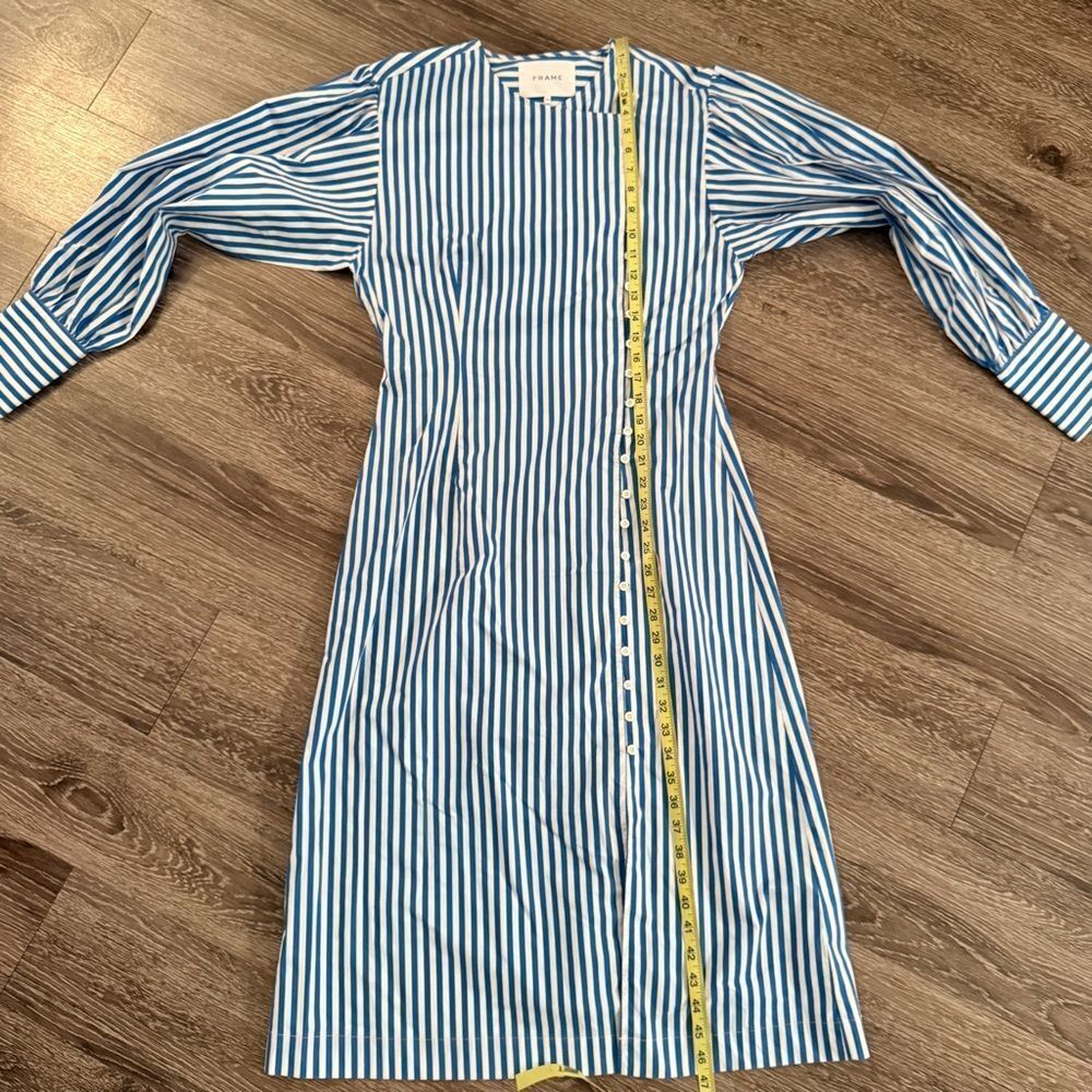 Frame Jet Stream Button Detail Dress - Picture 8 of 10